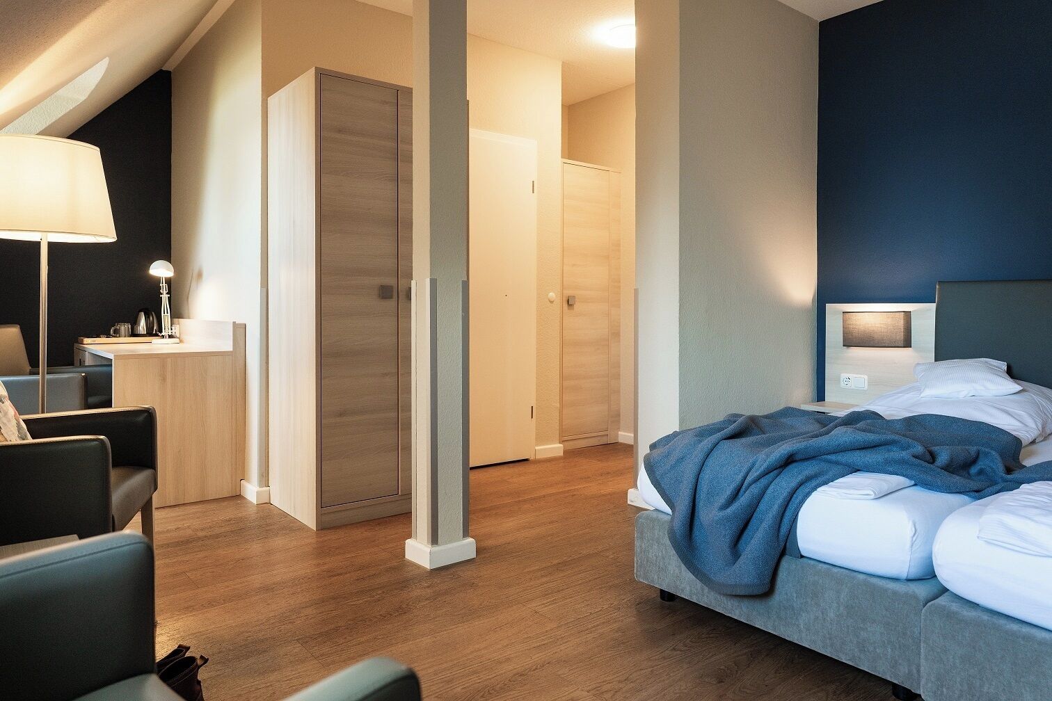 Standard-Doppelzimmer, Meerblick | Allergikerbettwaren, Zimmersafe, kostenloses WLAN, Bettwäsche