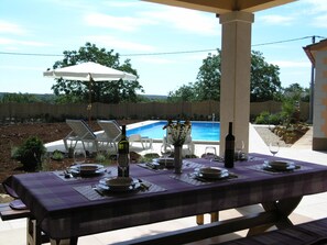 House, Multiple Beds | Terrace/patio - Holiday House Fragola (Tinjan)
