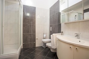 Appartement, 1 lit double et 1 canapé-lit | Salle de bain | Douche