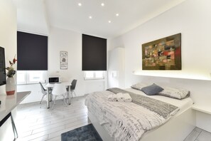 Deluxe-Studio (1) | Schallisolierte Zimmer, Bügeleisen/Bügelbrett, kostenloses WLAN