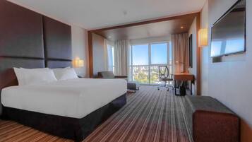 Chambre Exécutive, 1 trÚs grand lit, hypoallergénique, vue ville