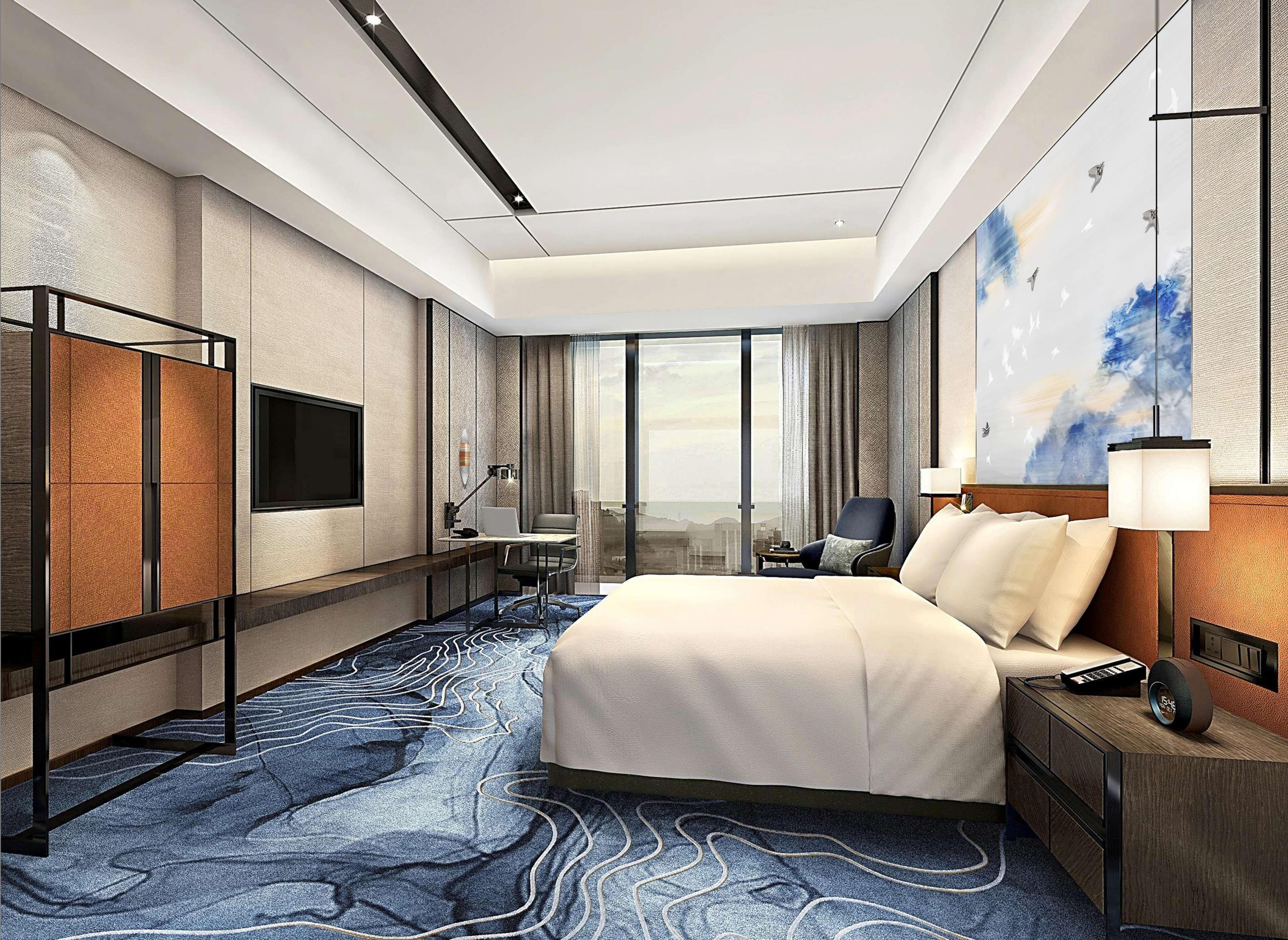 In-room safe, desk, laptop workspace, blackout drapes