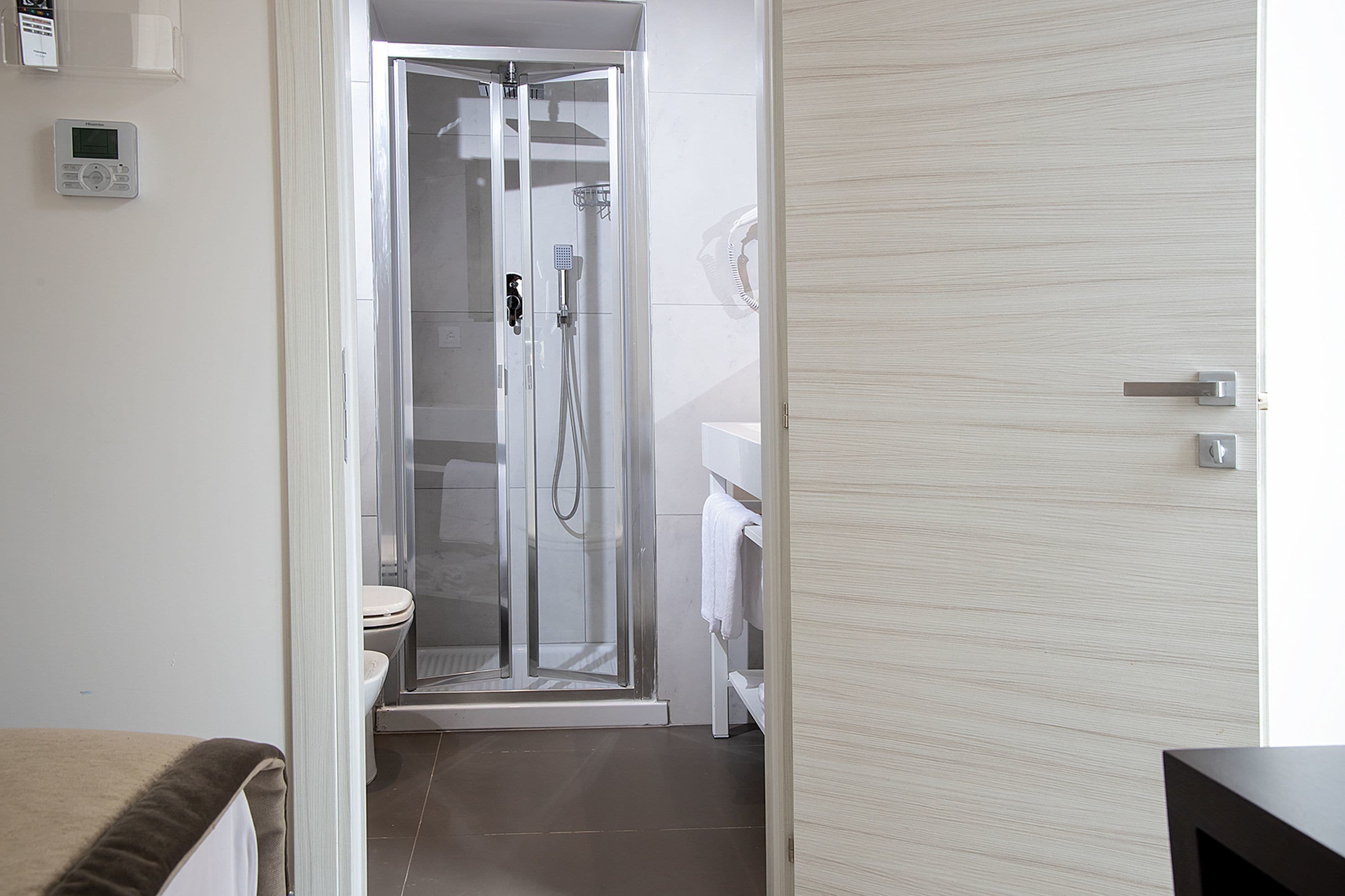 Free toiletries, hair dryer, bidet, soap