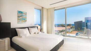 Elite-Villa, Strandblick | Zimmerausstattung