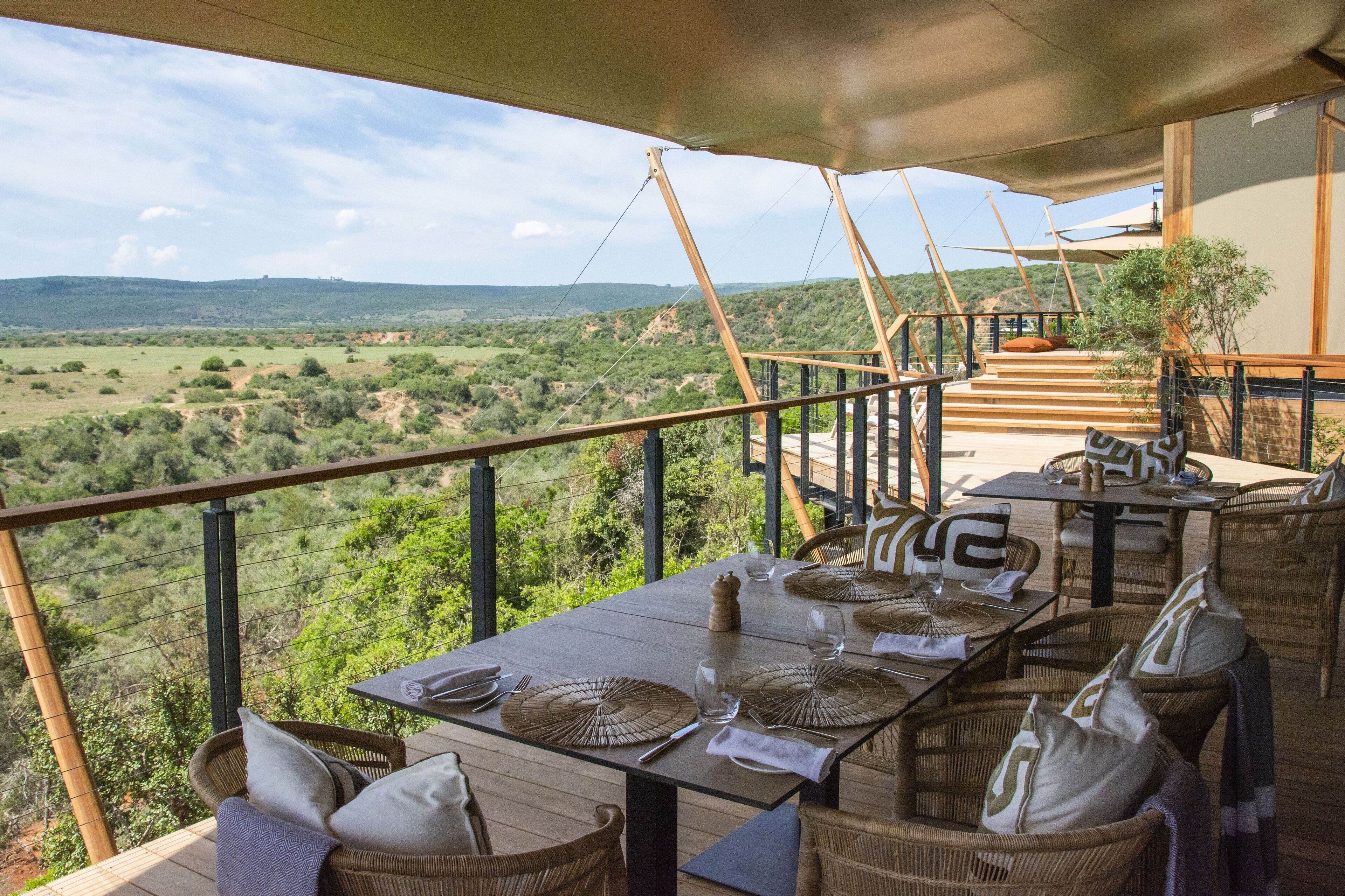 Breakfast, lunch, dinner served; local and international cuisine 