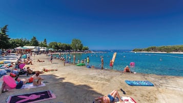 Vlak bij het strand, vissen