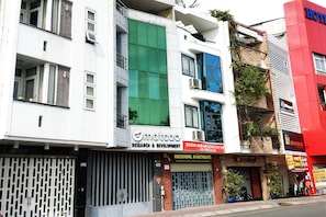 Fassade der Unterkunft