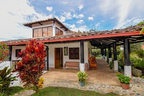 Façade de l’hébergement