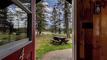 Cabaña, vista al río | Vista desde la habitación