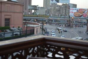 Uitzicht vanuit de kamer