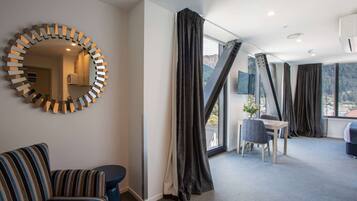 Blackout curtains, soundproofing, iron/ironing board, cots/infant beds