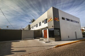 Fassade der Unterkunft