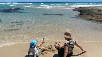 Beach nearby, sun-loungers