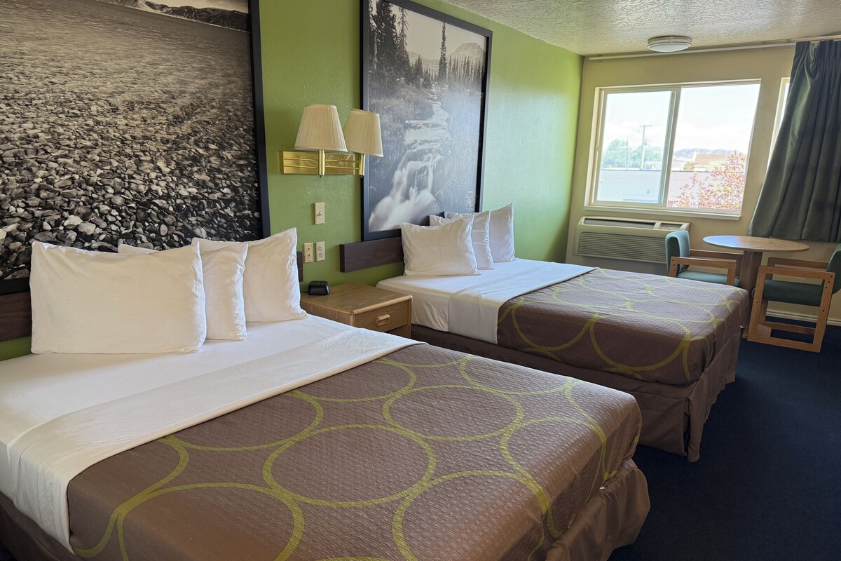 Standard Double Room, 2 Queen Beds | Soundproofing, free WiFi, bed sheets