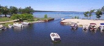 Northern Michigan Winter Wonderland At The Blue Chalet Higgins & Houghton Lakes