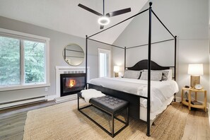 3 habitaciones, caja de seguridad en la habitación y escritorio 