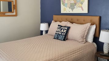 2 bedrooms, iron/ironing board, free WiFi, bed sheets