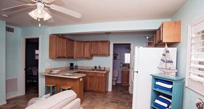 Cute 1 br/1 bath unit ocean front only strides away from famous Cocoa Beach.