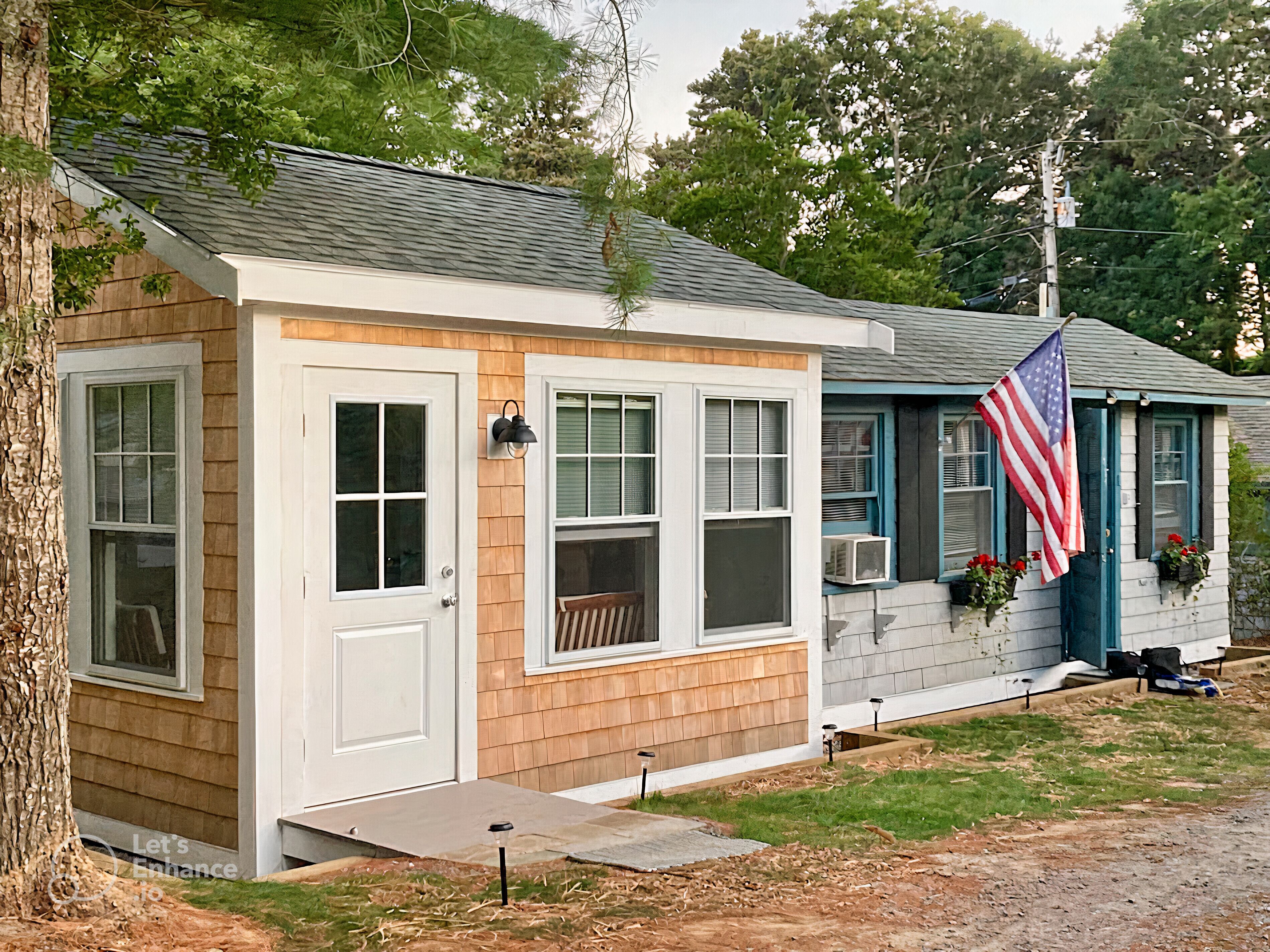 New sunroom addition provides extra 169 sq-ft of space with Sky Light and Fan