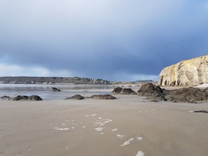 On the beach