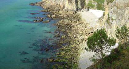 Typical Morgat house 150m from the beach with private garden