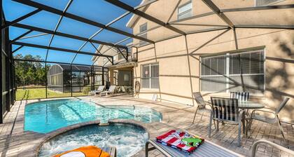 UTOPIA-10 mins Disney, UPGRADED Pool/Spa,Games Room, WIFI,Gated Community