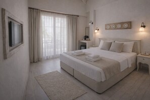 Double Room with Balcony | Minibar, individually furnished, blackout curtains, soundproofing -  Als Alaçatı (Cesme)