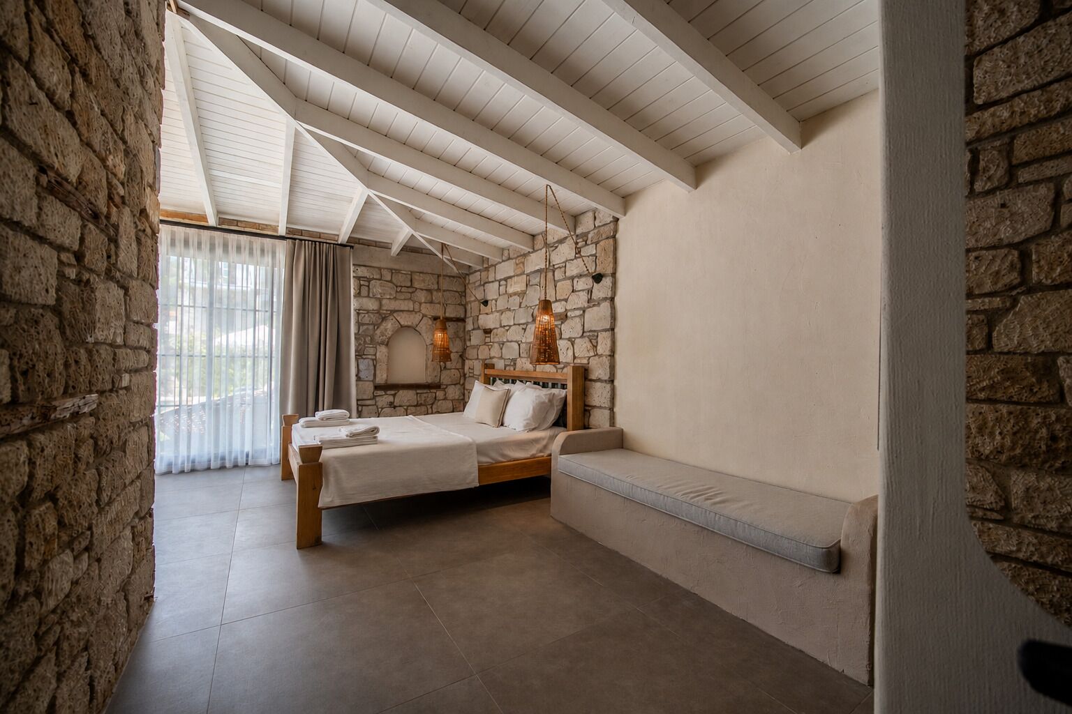 Double Room With Garden View | Minibar, individuell eingerichtet, Verdunkelungsvorhänge