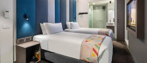 Standard Room, 2 Twin Beds | Egyptian cotton sheets, premium bedding, pillowtop beds, in-room safe