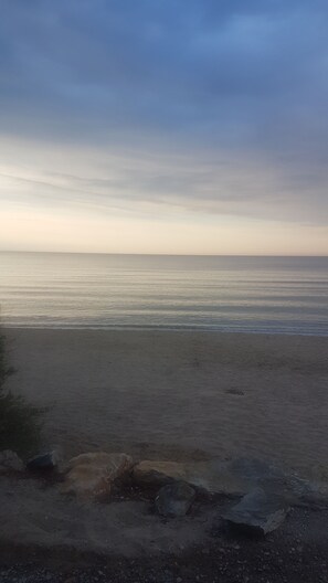 Chambre double, balcon, vue sur la mer | Vue sur la plage ou l’océan