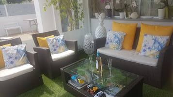 Lobby sitting area