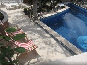 Pool - Levantin Inn 1,3 Room N8 Sea Side (Sveti Stefan)