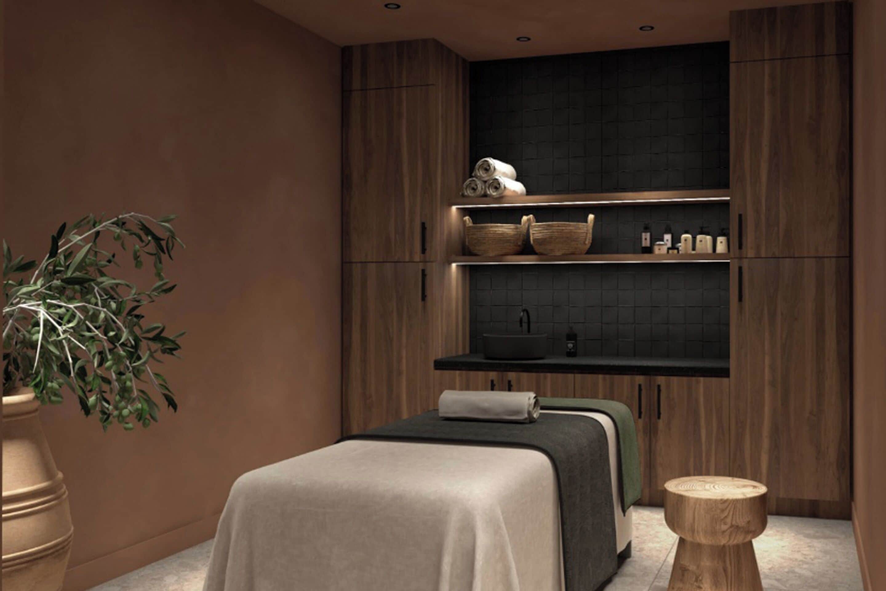 Sauna, hot tub, body treatments, mud baths, hydrotherapy, aromatherapy