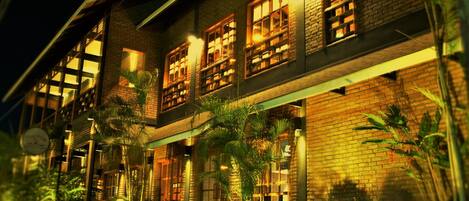 Front of property - evening/night