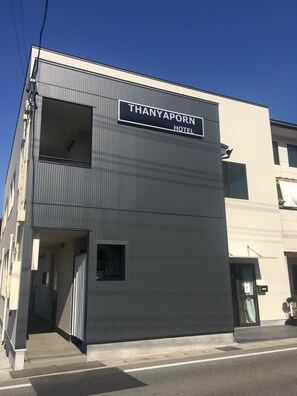 Fassade der Unterkunft