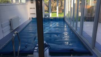 Indoor pool, a heated pool