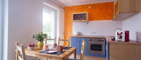 City Studio | Private kitchen | Fridge, oven, stovetop, espresso maker