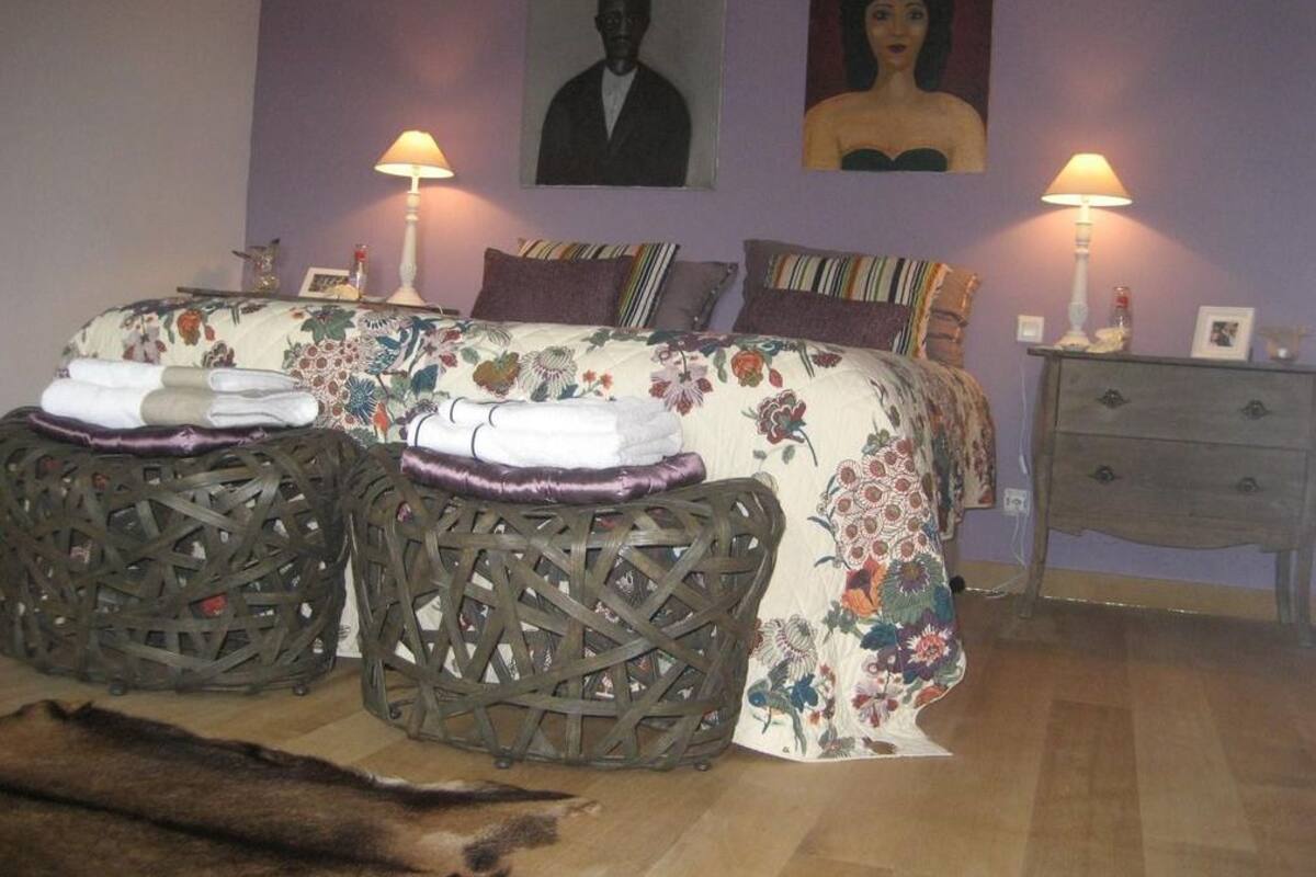 Twin kamer (Lilas) | 1 slaapkamer, individueel gedecoreerd, individueel gemeubileerd