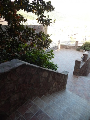 Appartement, uitzicht op de stad | Terras