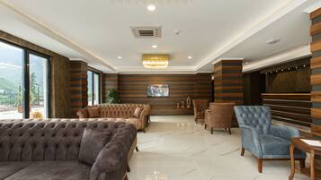 Sala de estar en el lobby