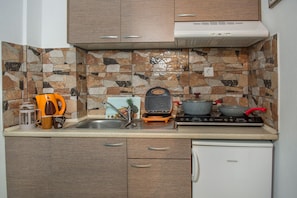 Studio, Meerblick (2 Adults) | Eigene Kochnische | Kühlschrank, Herdplatte, Wasserkocher mit Kaffee-/Teezubehör