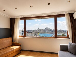Staduitzicht vanuit accommodatie