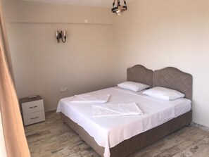 Desk, laptop workspace, blackout curtains, soundproofing