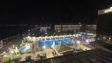 Front of property – evening/night