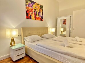 Apartamento City, 1 cama de matrimonio con sofá cama, no fumadores, cocina | Ropa de cama hipoalergénica y caja fuerte