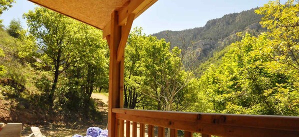 Terrace/patio - Camping Del Ron (Gorges du Tarn Causses)