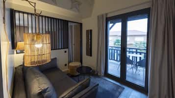 Family Quadruple Room (Ambroisie) | Living area | Flat-screen TV