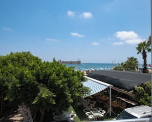 Junior Quadruple Room, Sea View | Balcony view - Seymen Hotel (Erdemli)