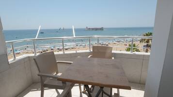 Suite, Meerblick, Eckzimmer | Balkon