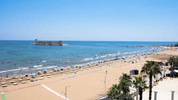 Junior Quadruple Room, Sea View | Beach | On the beach